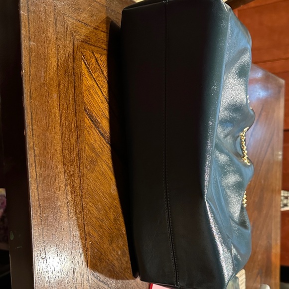 Coach Green Leather Evelyn Bag - Picture 4 of 8